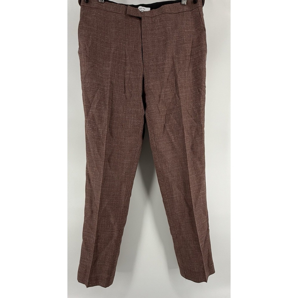 NWT‎ Mens Reiss Recline T-Mixer trousers in Bordeaux, size 34